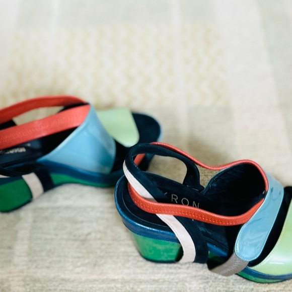 RARE Anthropologie Kron Wedge Sandal - Picture 3 of 7